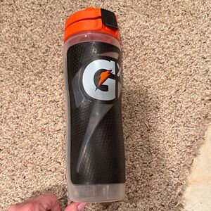 Gatorade Black and Orange Water Bottle